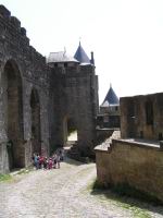 Carcassonne - 30 - Avant porte du chateau (1)